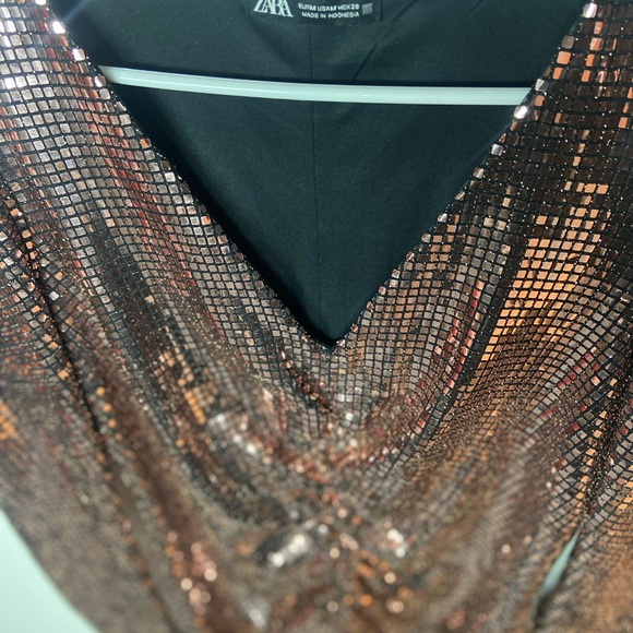 Zara Metallic Sequin Dress - Picture 7 of 7